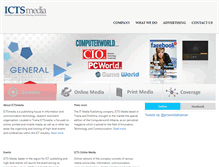 Tablet Screenshot of ictsmedia.com